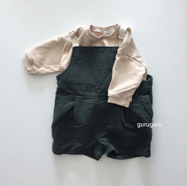 GURU GURU - Korean Children Fashion - #Kfashion4kids - Tank Dungarees Pants - 7