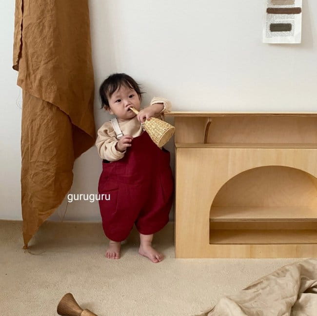 GURU GURU - Korean Children Fashion - #Kfashion4kids - Tank Dungarees Pants - 8