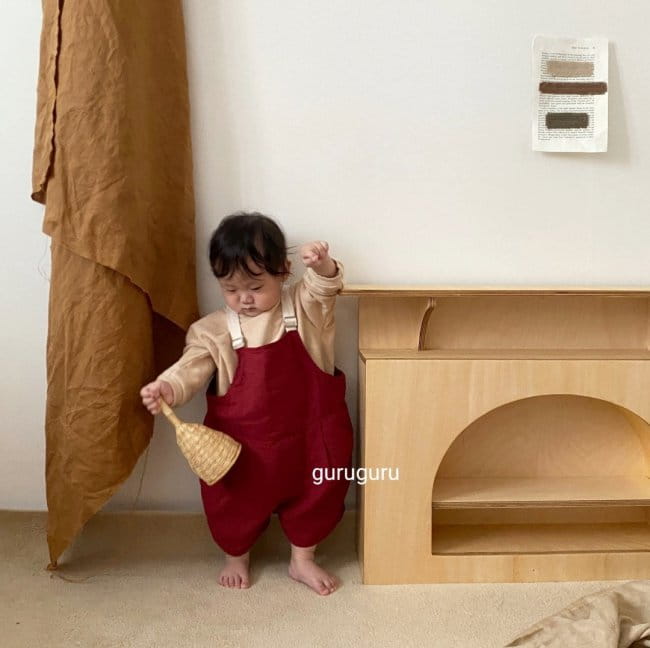 GURU GURU - Korean Children Fashion - #Kfashion4kids - Tank Dungarees Pants - 9
