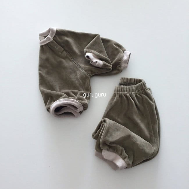 GURU GURU - Korean Children Fashion - #Kfashion4kids - Beloa Top Bottom Set - 4