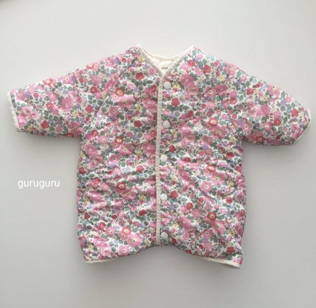 GURU GURU - Korean Children Fashion - #Kfashion4kids - Flower Bodysuit