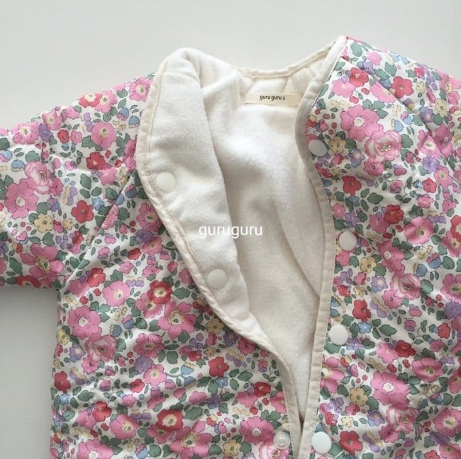 GURU GURU - Korean Children Fashion - #Kfashion4kids - Flower Bodysuit - 3