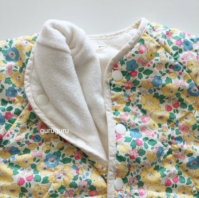 GURU GURU - Korean Children Fashion - #Kfashion4kids - Flower Bodysuit - 6
