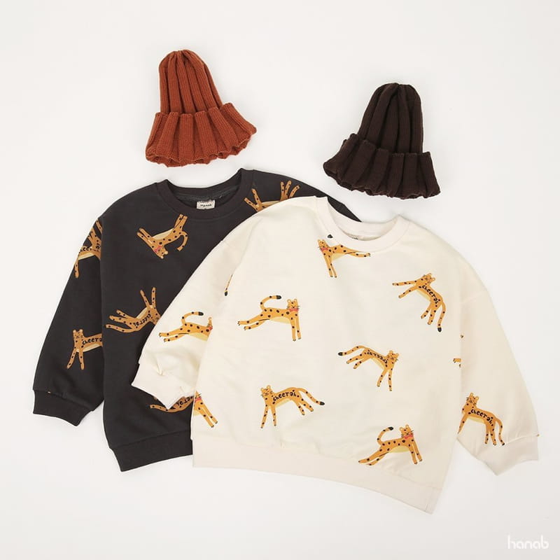 HANAB - Korean Children Fashion - #Kfashion4kids - Cheeetah Sweatshirt