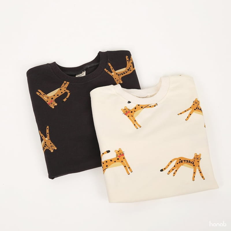 HANAB - Korean Children Fashion - #Kfashion4kids - Cheeetah Sweatshirt - 12
