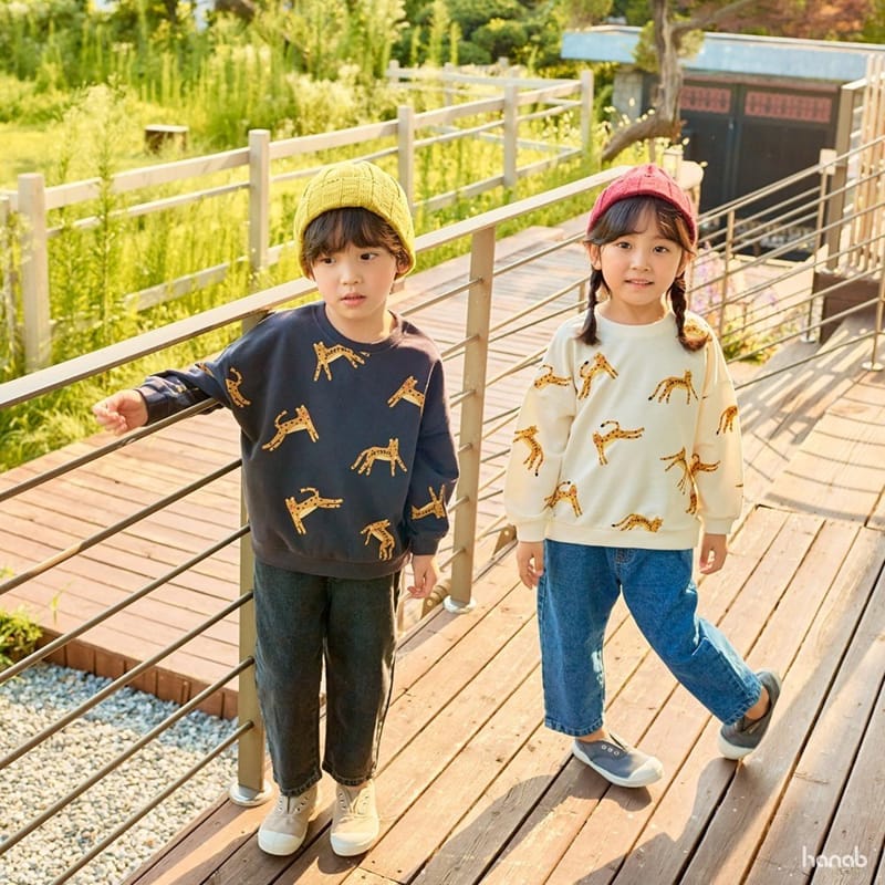 HANAB - Korean Children Fashion - #Kfashion4kids - Cheeetah Sweatshirt - 9