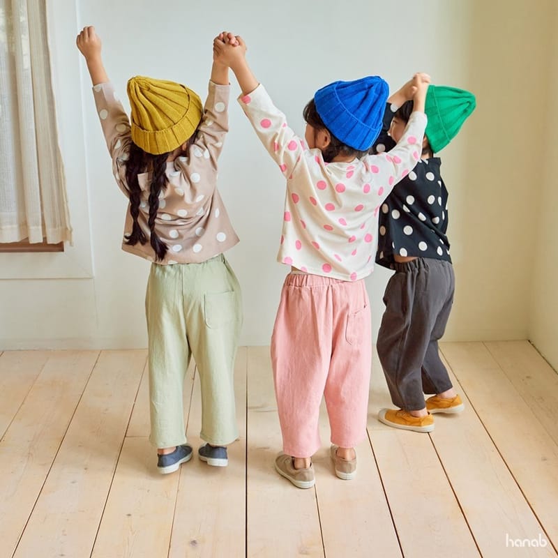 HANAB - Korean Children Fashion - #Kfashion4kids - Washing Cotton Pants