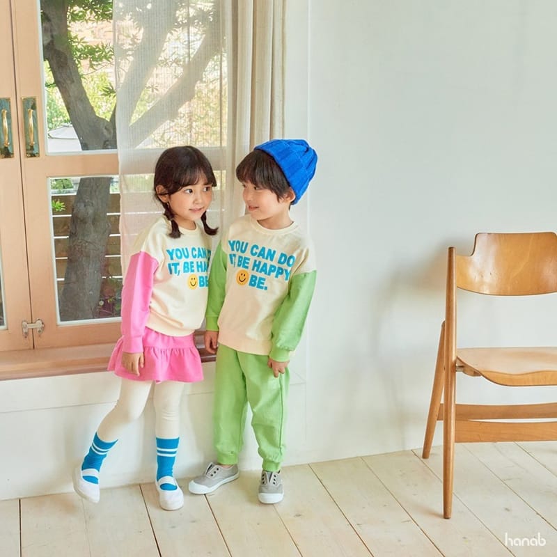 HANAB - Korean Children Fashion - #Kfashion4kids - Yes Top Bottom Set