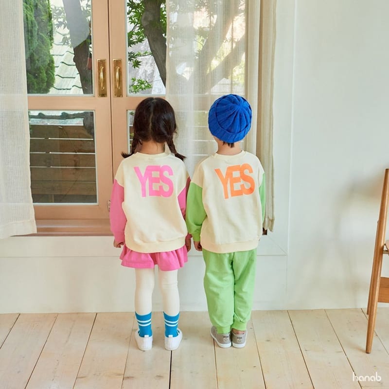 HANAB - Korean Children Fashion - #Kfashion4kids - Yes Top Bottom Set - 2