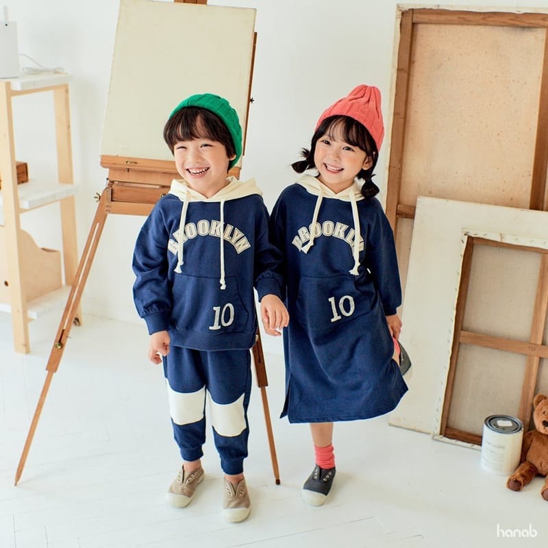 HANAB - Korean Children Fashion - #Kfashion4kids - Brooklyn Top Bottom Set - 3