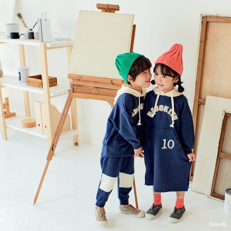 HANAB - Korean Children Fashion - #Kfashion4kids - Brooklyn Top Bottom Set - 4