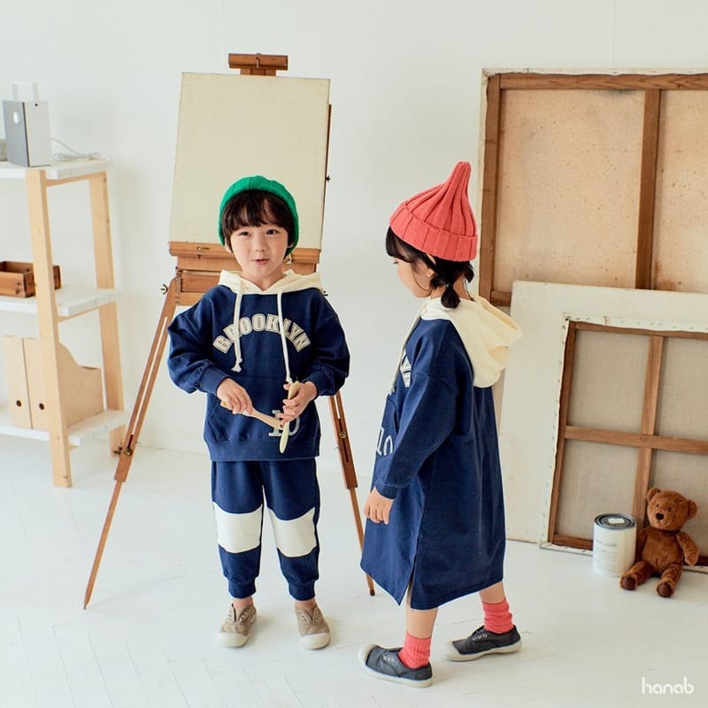 HANAB - Korean Children Fashion - #Kfashion4kids - Brooklyn Top Bottom Set - 8