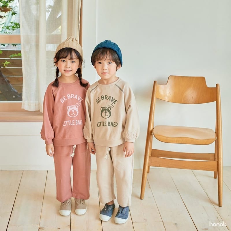 HANAB - Korean Children Fashion - #Kfashion4kids - Brave Top Bottom Set - 3