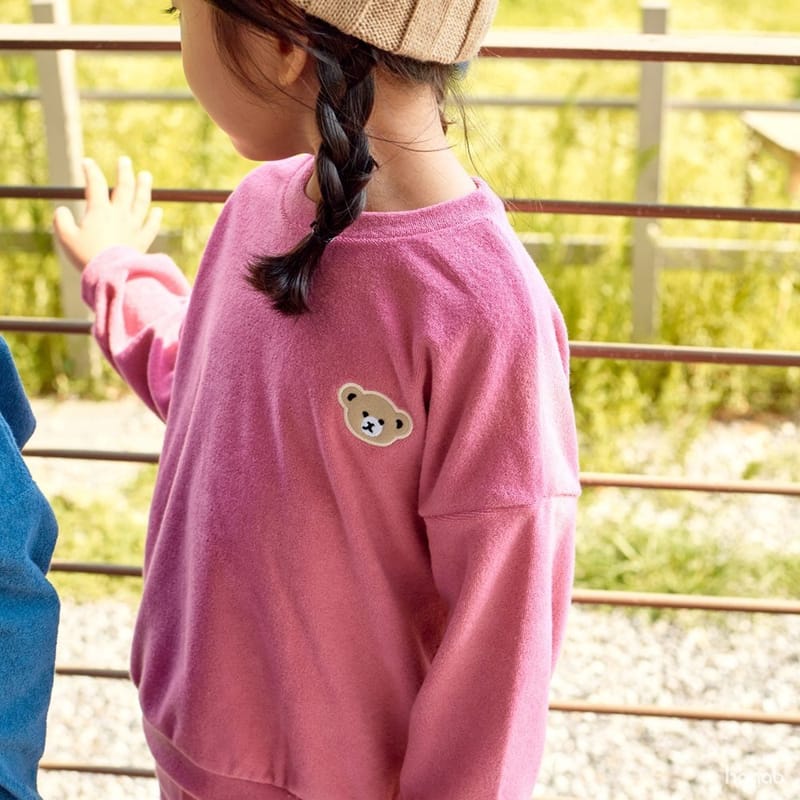HANAB - Korean Children Fashion - #Kfashion4kids - Bookle Bear Top Bottom Set - 6