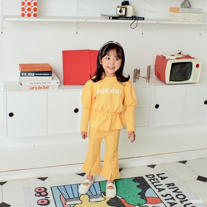 HANAB - Korean Children Fashion - #Kfashion4kids - Bonjour Top Bottom Set