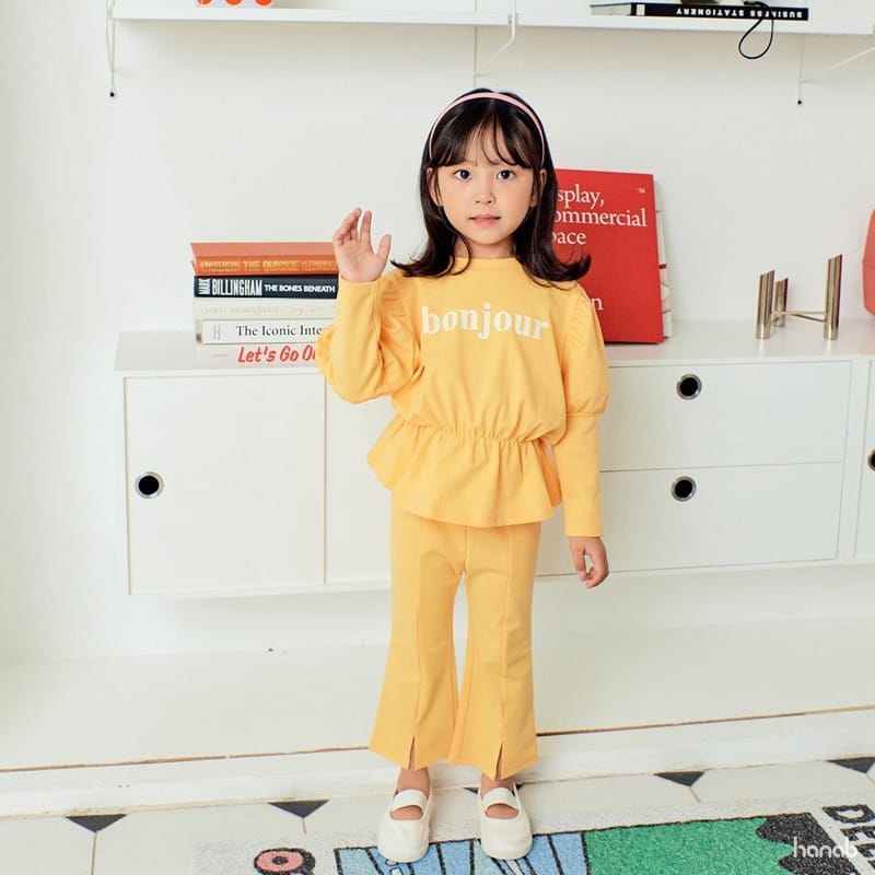 HANAB - Korean Children Fashion - #Kfashion4kids - Bonjour Top Bottom Set - 3