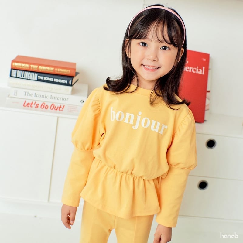 HANAB - Korean Children Fashion - #Kfashion4kids - Bonjour Top Bottom Set - 5