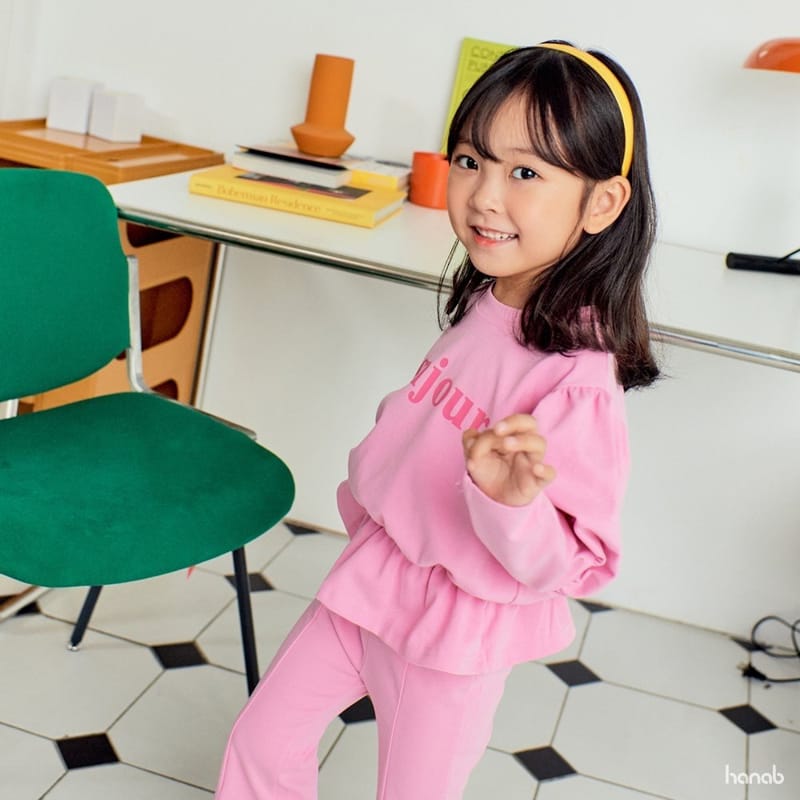 HANAB - Korean Children Fashion - #Kfashion4kids - Bonjour Top Bottom Set - 8