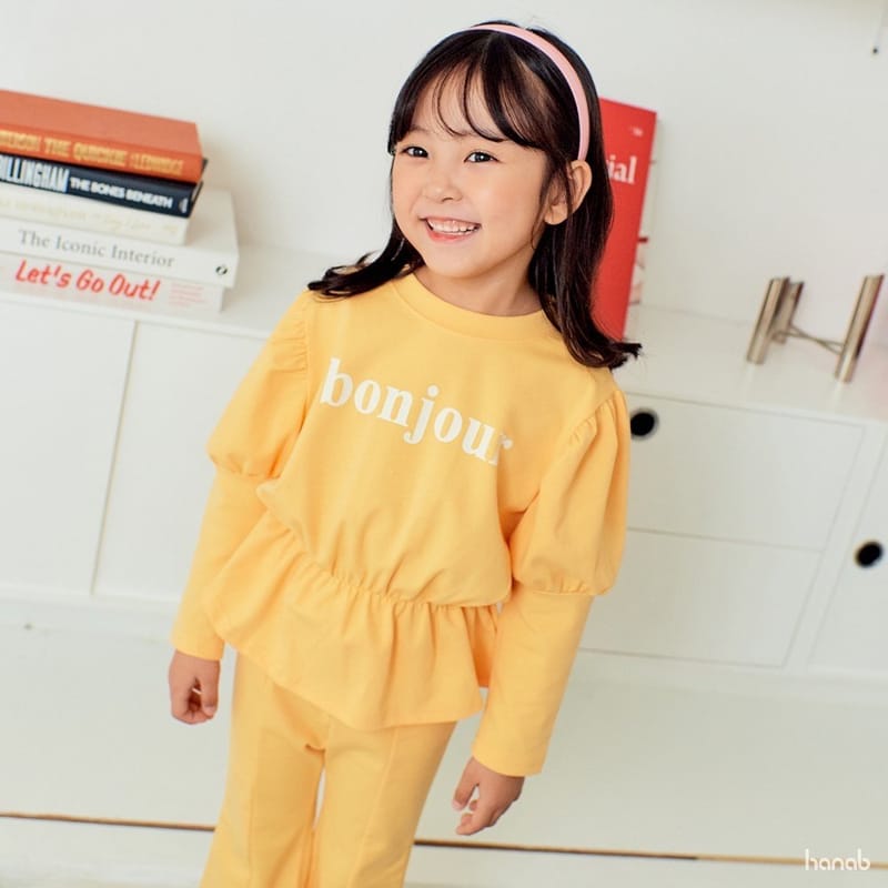 HANAB - Korean Children Fashion - #Kfashion4kids - Bonjour Top Bottom Set - 9