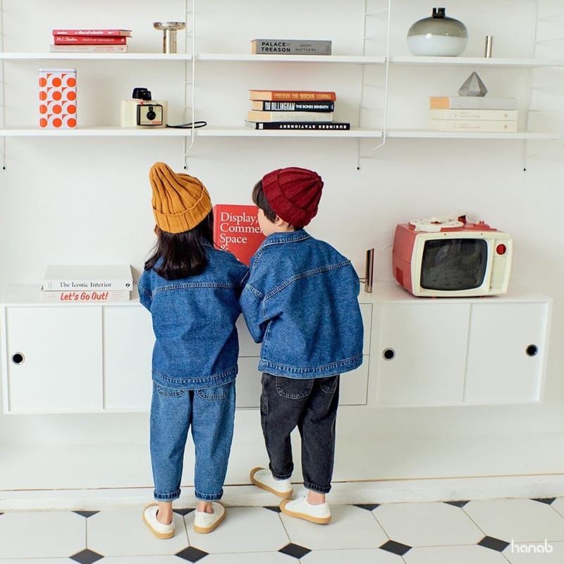 HANAB - Korean Children Fashion - #Kfashion4kids - Basic Denim Jacket