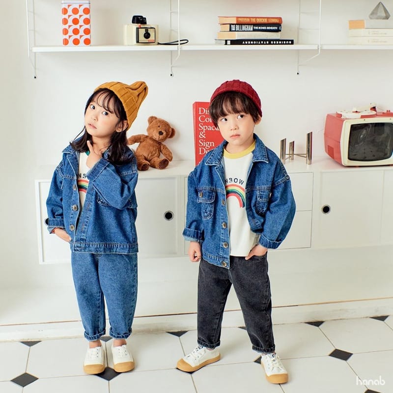 HANAB - Korean Children Fashion - #Kfashion4kids - Basic Denim Jacket - 6
