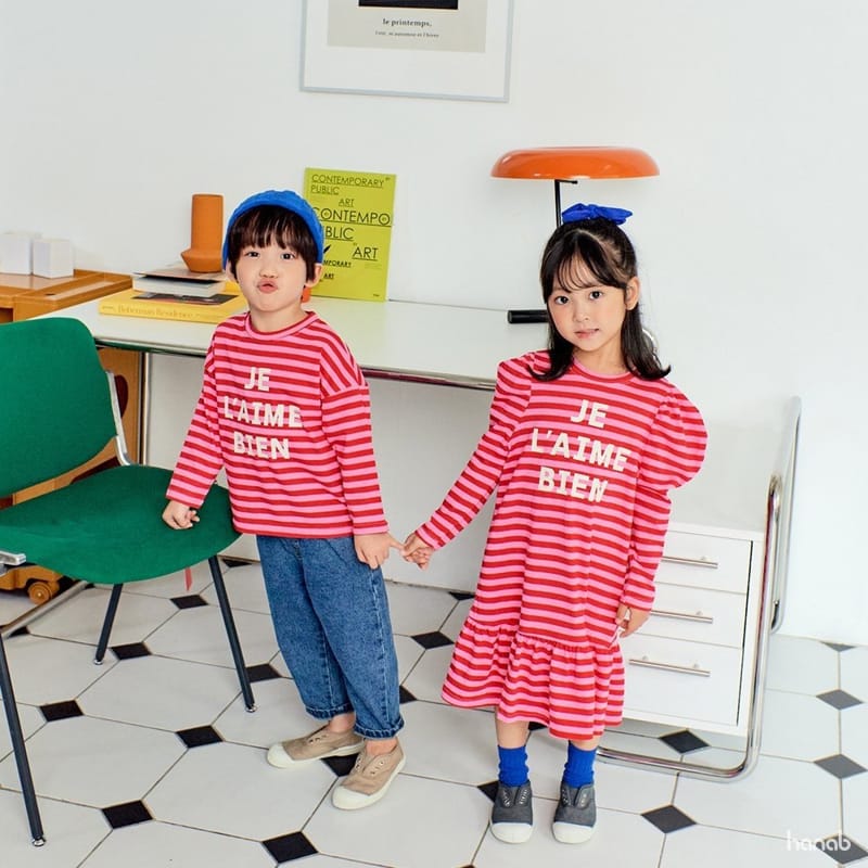 HANAB - Korean Children Fashion - #Kfashion4kids - Berry Tee One-piece - 4