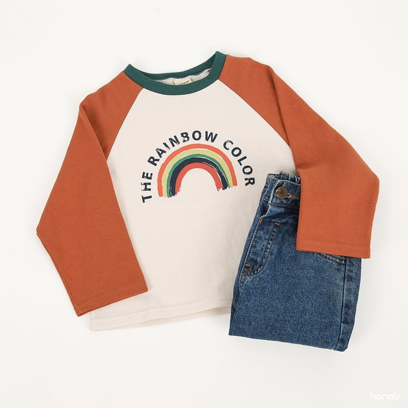 HANAB - Korean Children Fashion - #Kfashion4kids - Color Rainbow Tee - 5
