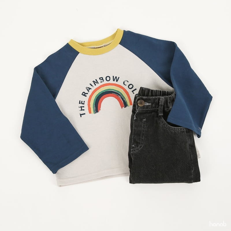 HANAB - Korean Children Fashion - #Kfashion4kids - Color Rainbow Tee - 6