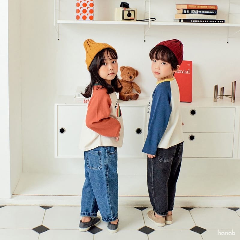 HANAB - Korean Children Fashion - #Kfashion4kids - Color Rainbow Tee - 8