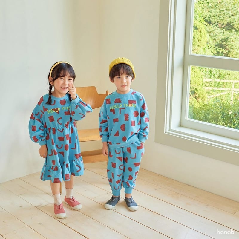 HANAB - Korean Children Fashion - #Kfashion4kids - Hellow There Top Botto Set One-piece - 10