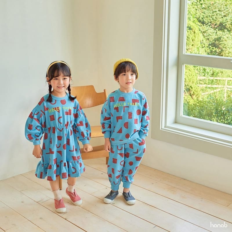 HANAB - Korean Children Fashion - #Kfashion4kids - Hellow There Top Botto Set One-piece - 11