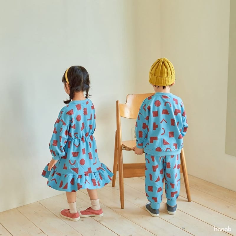 HANAB - Korean Children Fashion - #Kfashion4kids - Hellow There Top Botto Set One-piece - 2