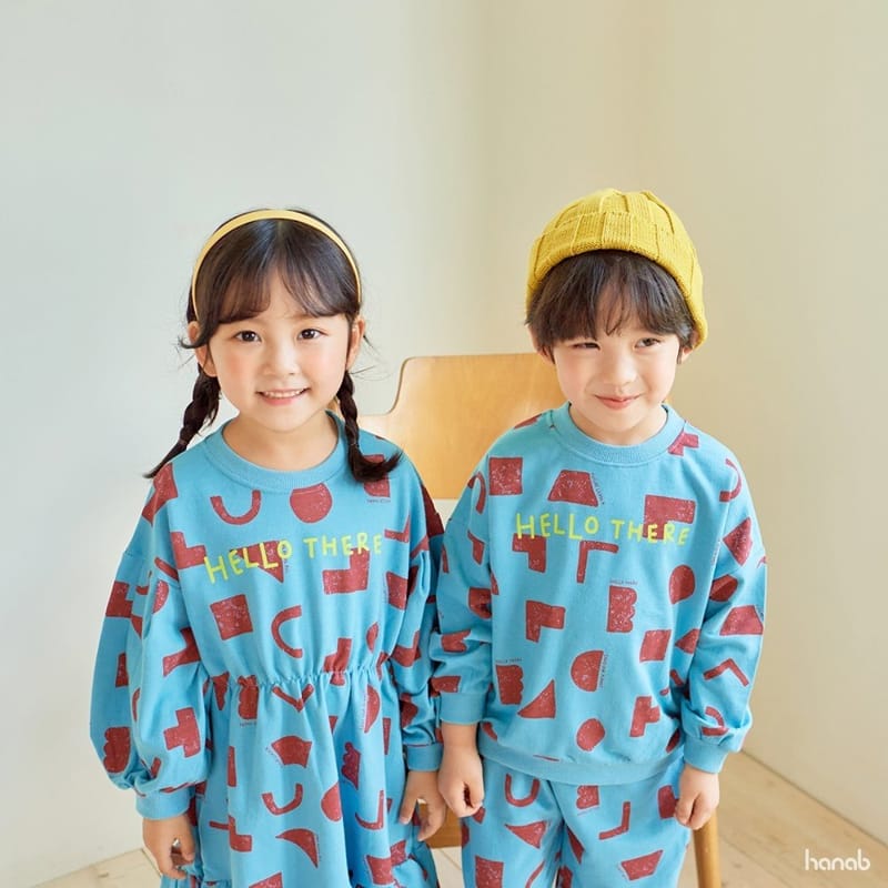 HANAB - Korean Children Fashion - #Kfashion4kids - Hellow There Top Botto Set One-piece - 4