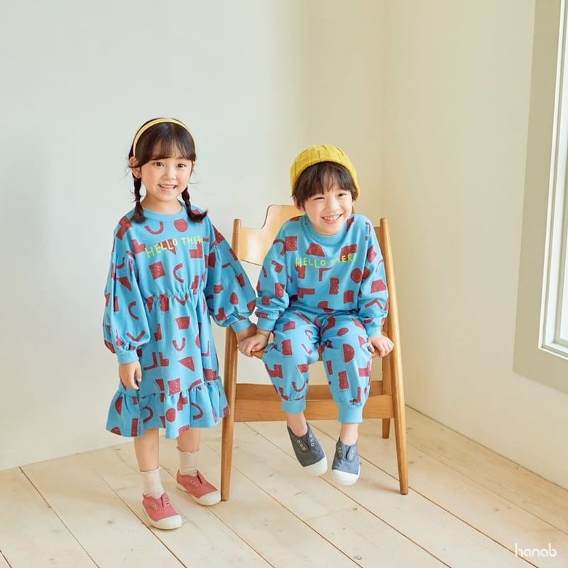 HANAB - Korean Children Fashion - #Kfashion4kids - Hellow There Top Botto Set One-piece - 5