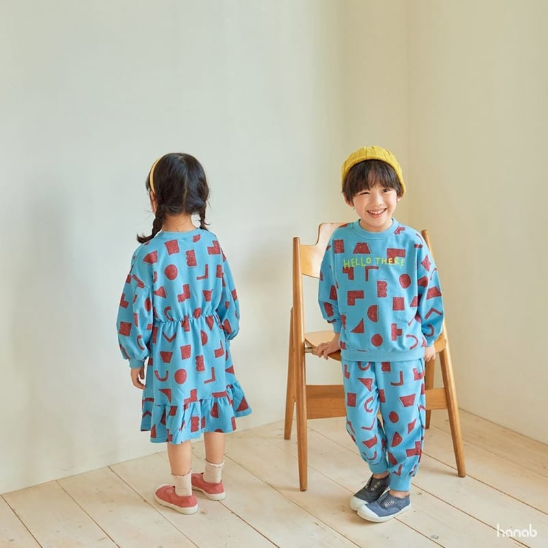 HANAB - Korean Children Fashion - #Kfashion4kids - Hellow There Top Botto Set One-piece - 6