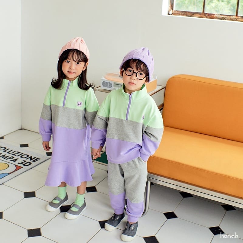 HANAB - Korean Children Fashion - #Kfashion4kids - Color Square One-piece - 3