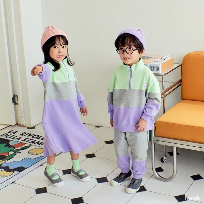 HANAB - Korean Children Fashion - #Kfashion4kids - Color Square One-piece - 4