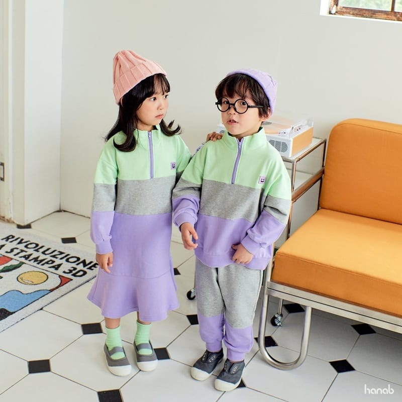 HANAB - Korean Children Fashion - #Kfashion4kids - Color Square One-piece - 5