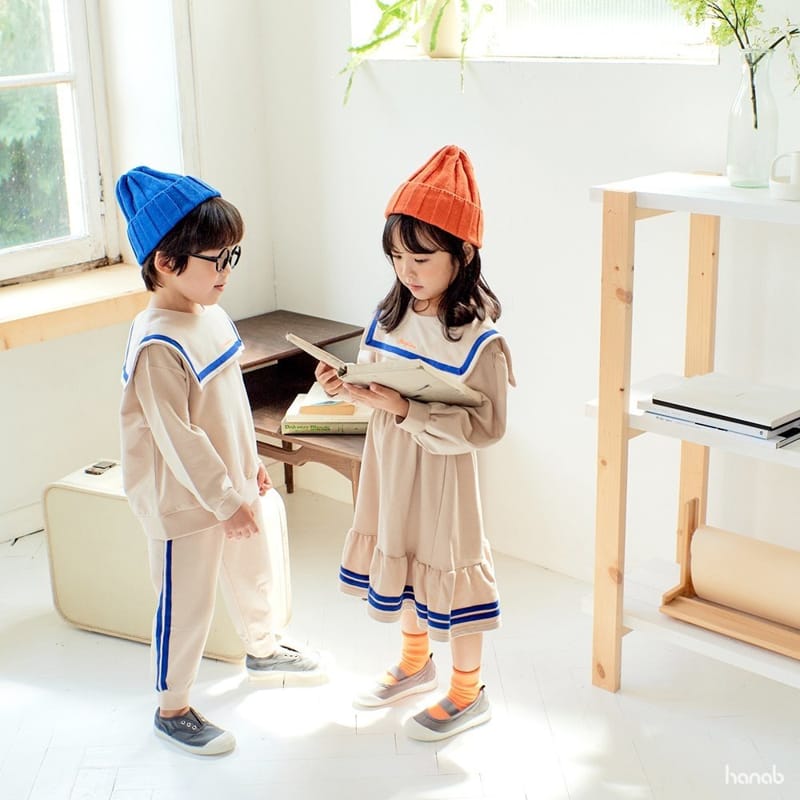 HANAB - Korean Children Fashion - #Kfashion4kids - Modern Callor One-piece - 10