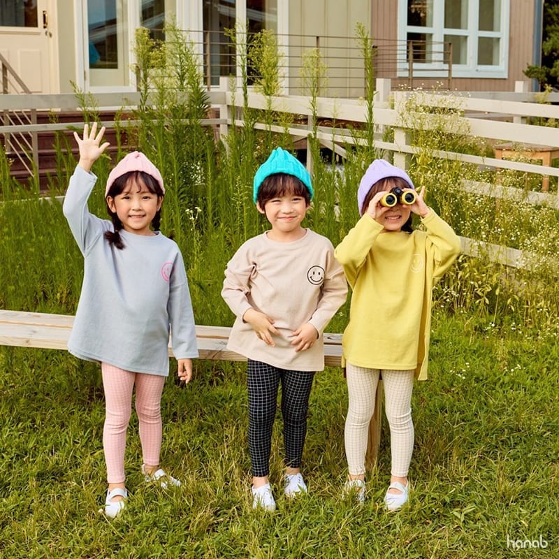HANAB - Korean Children Fashion - #Kfashion4kids - Long Smile Top Bottom Set