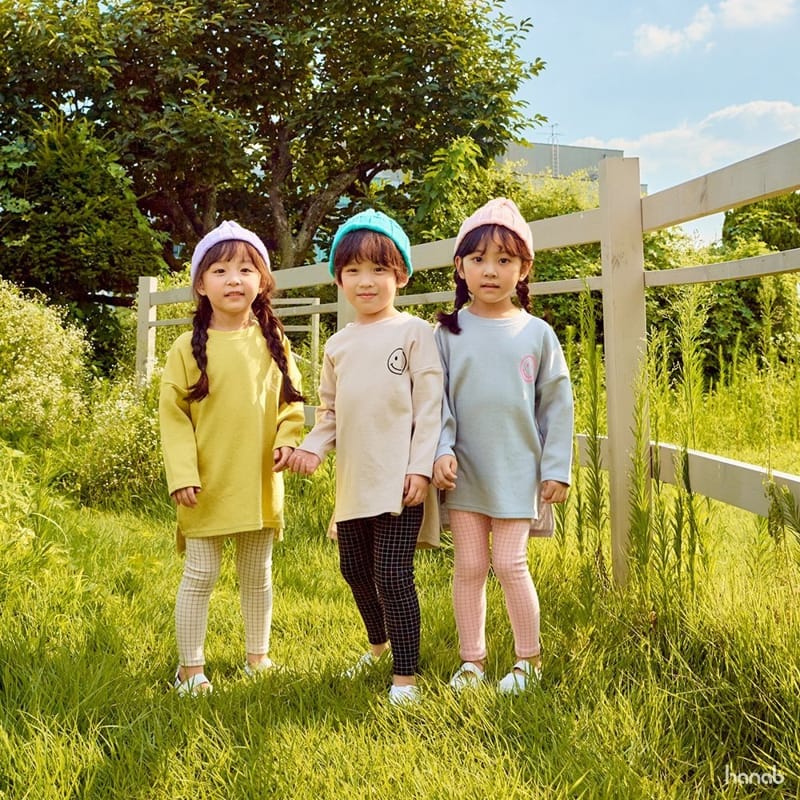 HANAB - Korean Children Fashion - #Kfashion4kids - Long Smile Top Bottom Set - 12