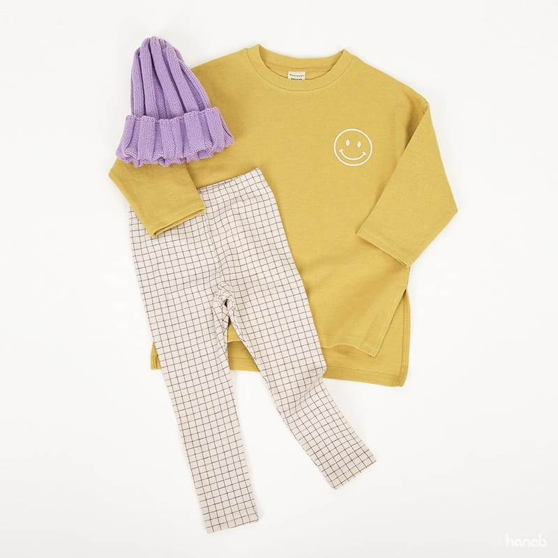 HANAB - Korean Children Fashion - #Kfashion4kids - Long Smile Top Bottom Set - 4