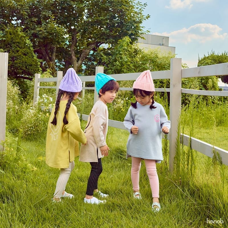 HANAB - Korean Children Fashion - #Kfashion4kids - Long Smile Top Bottom Set - 7