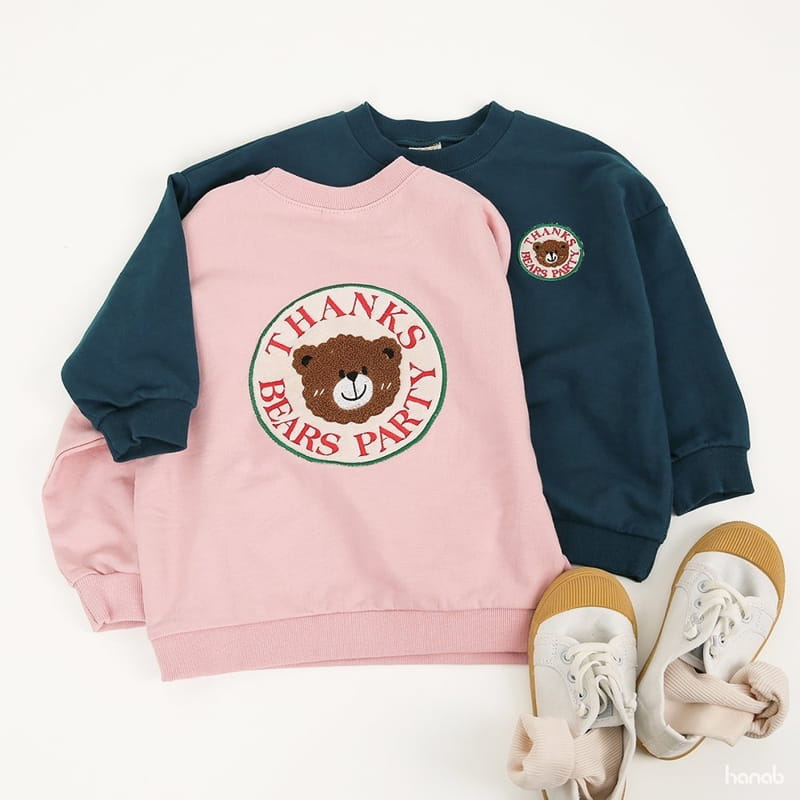 HANAB - Korean Children Fashion - #Kfashion4kids - Thanks Bear Top Bottom Set  - 11