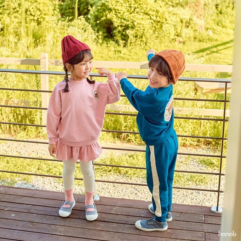 HANAB - Korean Children Fashion - #Kfashion4kids - Thanks Bear Top Bottom Set  - 6