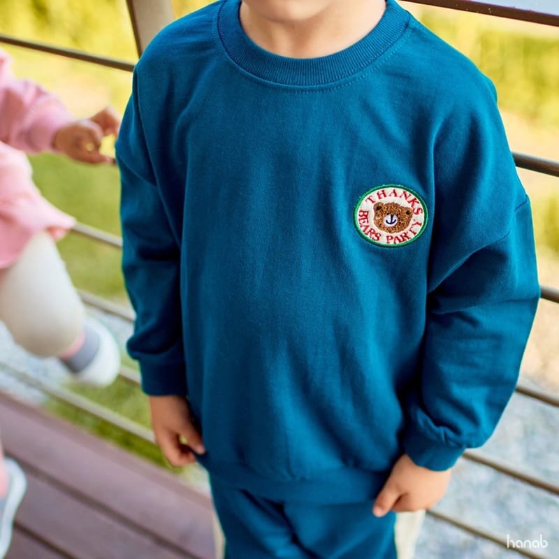 HANAB - Korean Children Fashion - #Kfashion4kids - Thanks Bear Top Bottom Set  - 8