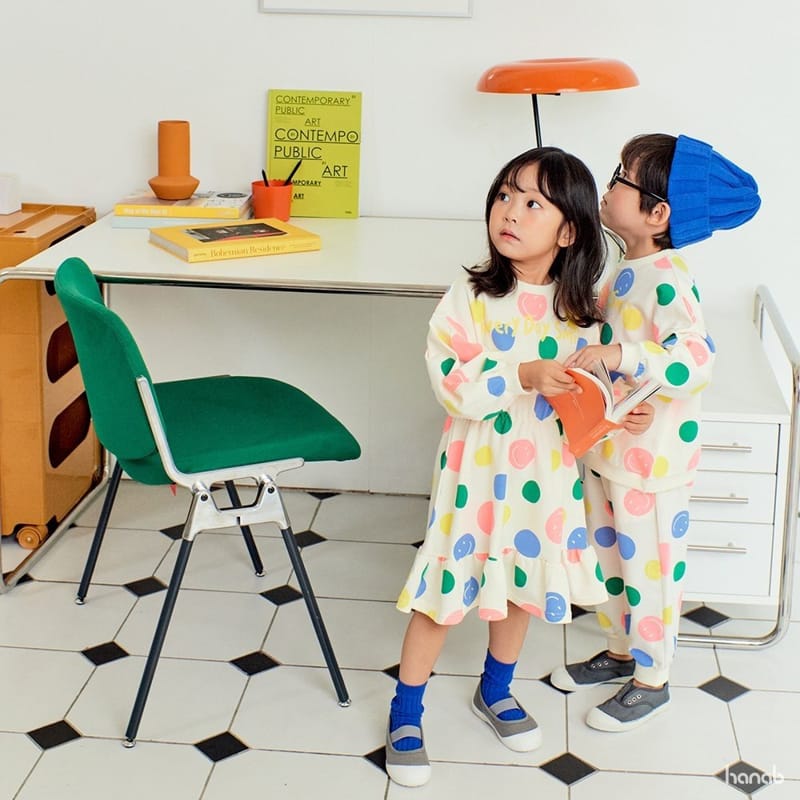 HANAB - Korean Children Fashion - #Kfashion4kids - Dot Pop One-piece - 2
