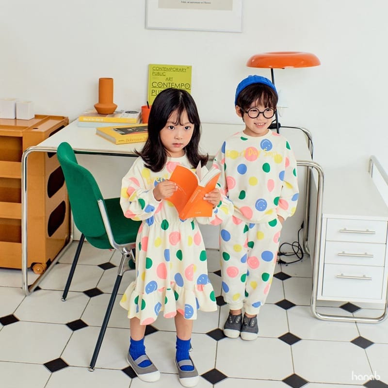HANAB - Korean Children Fashion - #Kfashion4kids - Dot Pop One-piece - 4