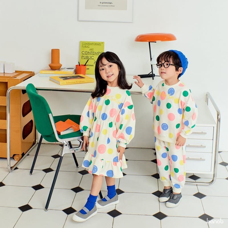 HANAB - Korean Children Fashion - #Kfashion4kids - Dot Pop One-piece - 7