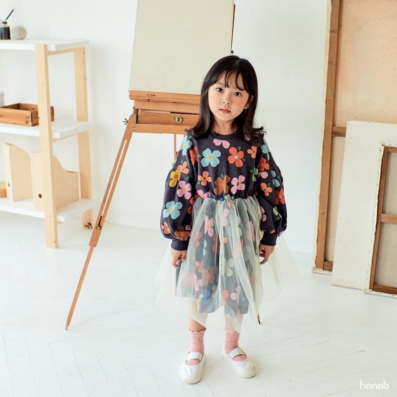 HANAB - Korean Children Fashion - #Kfashion4kids - Flower Tutu One-piece - 12
